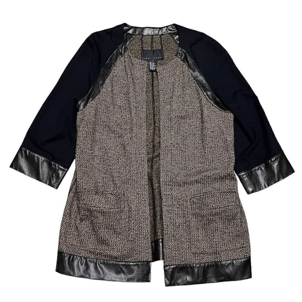 Yansi Fugel Designer Casual Work Office Light Cardigan Sweater Womens Large